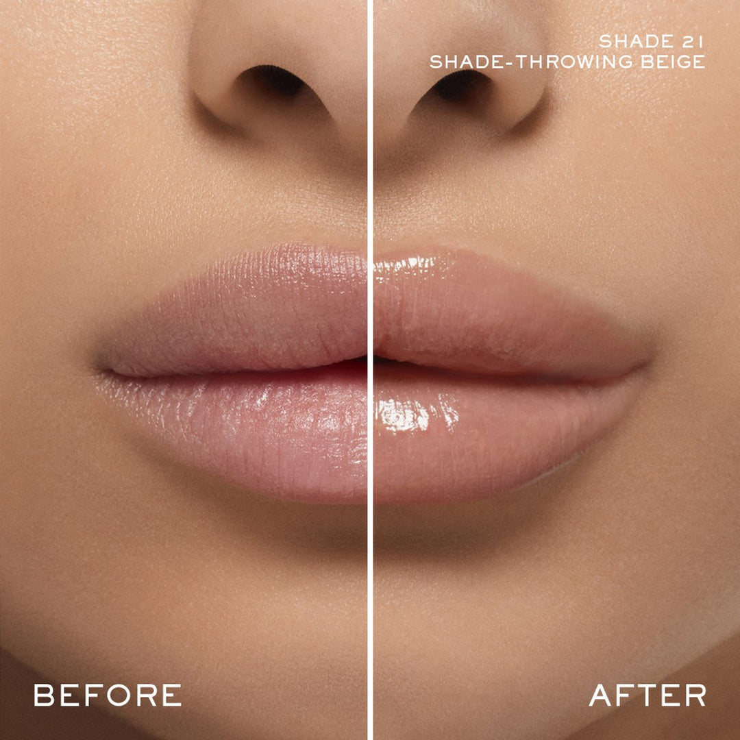 Lancôme Lip Idôle Squalane-12 Butterglow Glowy Lippenbalsem - 24u Hydratatie - 21 Shade-throwing beige