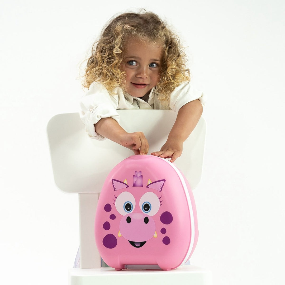 Jippie's My Carry Potty - Pink Dragon - slightly damaged