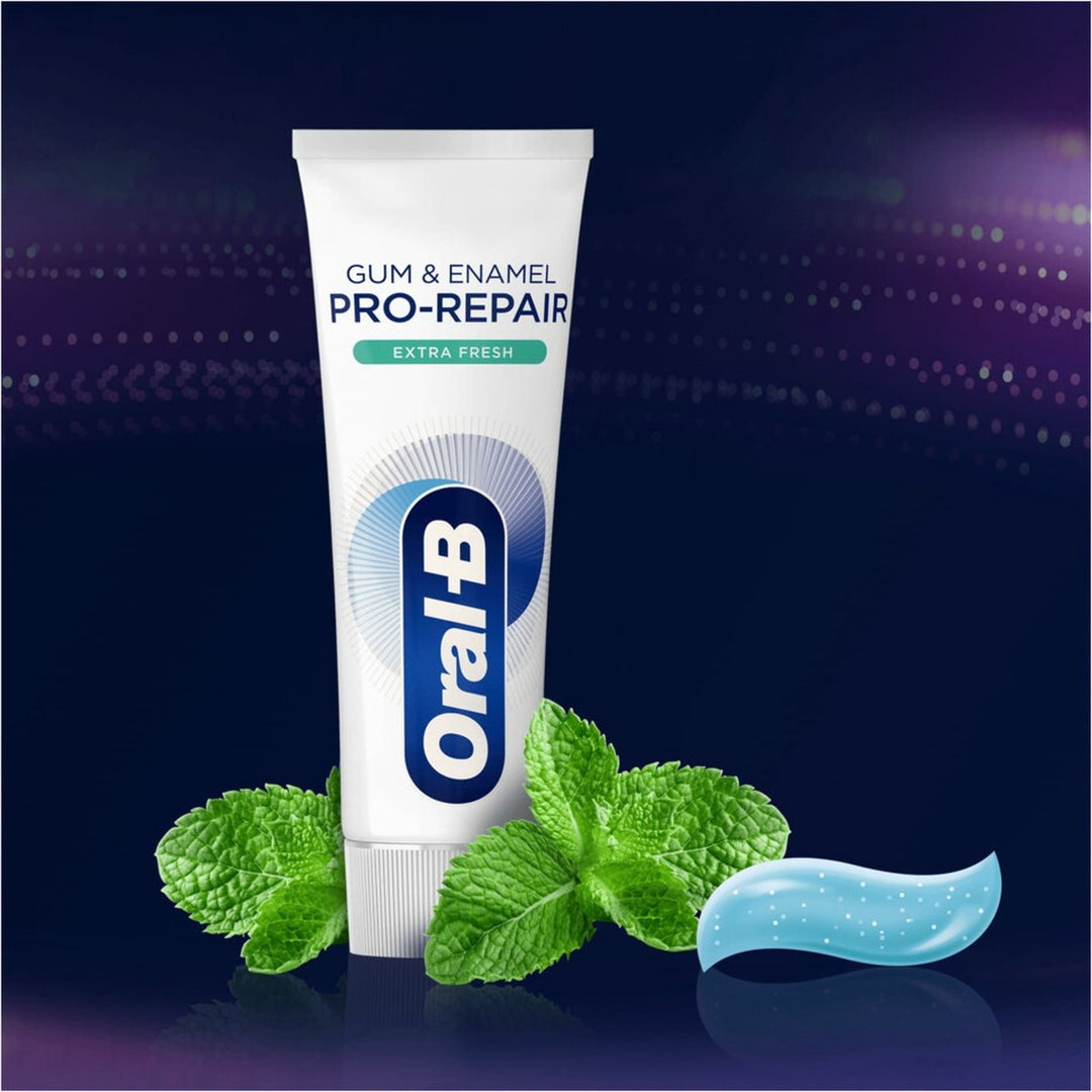 Oral-B Zahnpasta Pro-Repair Gums &amp; Emaille Extra Fresh – 75 ml – Verpackung beschädigt