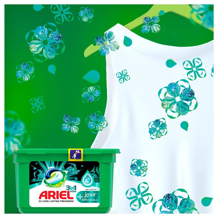 Ariel All in 1 Wasmiddel Pods + Touch of Lenor Unstoppables - 40 Wasbeurten - Voordeelverpakking