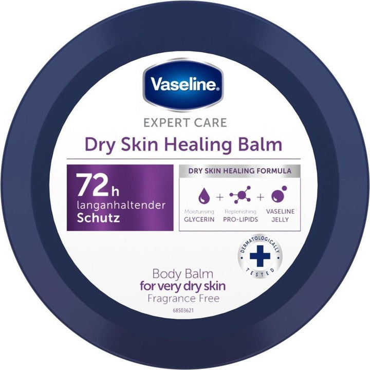 Vaseline Body Balm Expert Care Heilung trockener Haut – 250 ml – Verpackung beschädigt