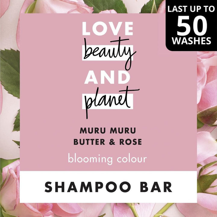 Love Beauty and Planet Shampoo Bar Muru Muru Butter & Rose - 90 gram