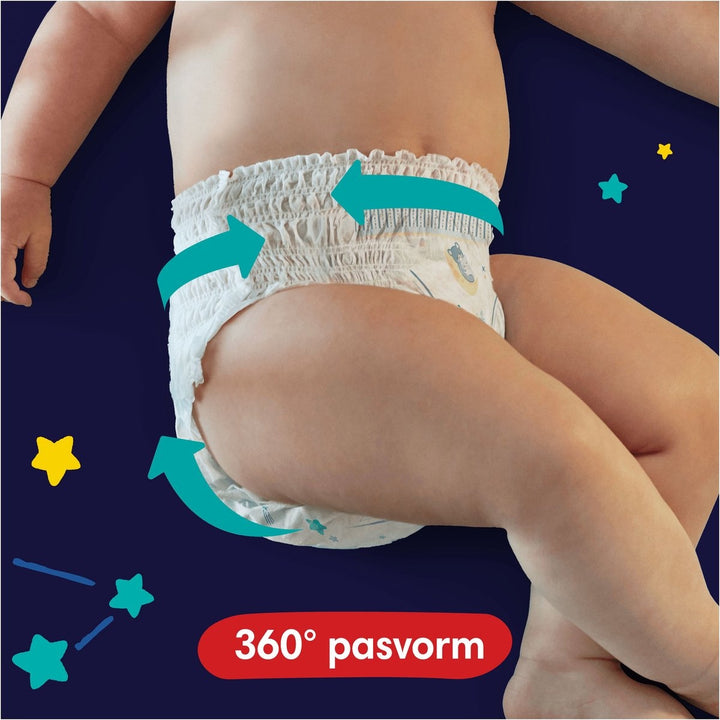 Pampers Baby-Dry Night Pants – Größe 6 (15 kg+) – Monatsbox mit 138 Windelhosen – Verpackung beschädigt