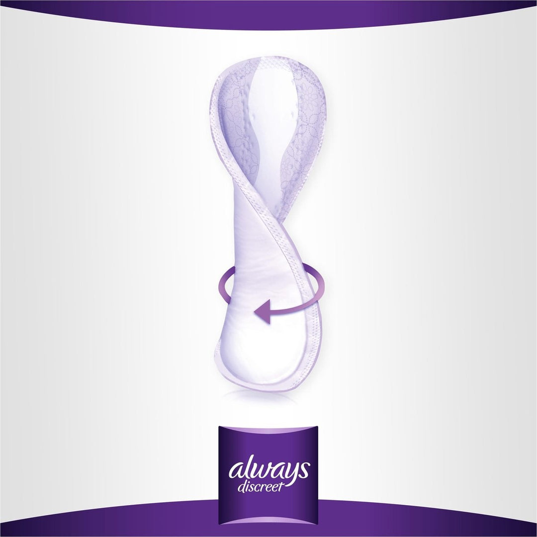 Always Discreet Long+ Panty Liners Urinary Incontinence 24 pieces