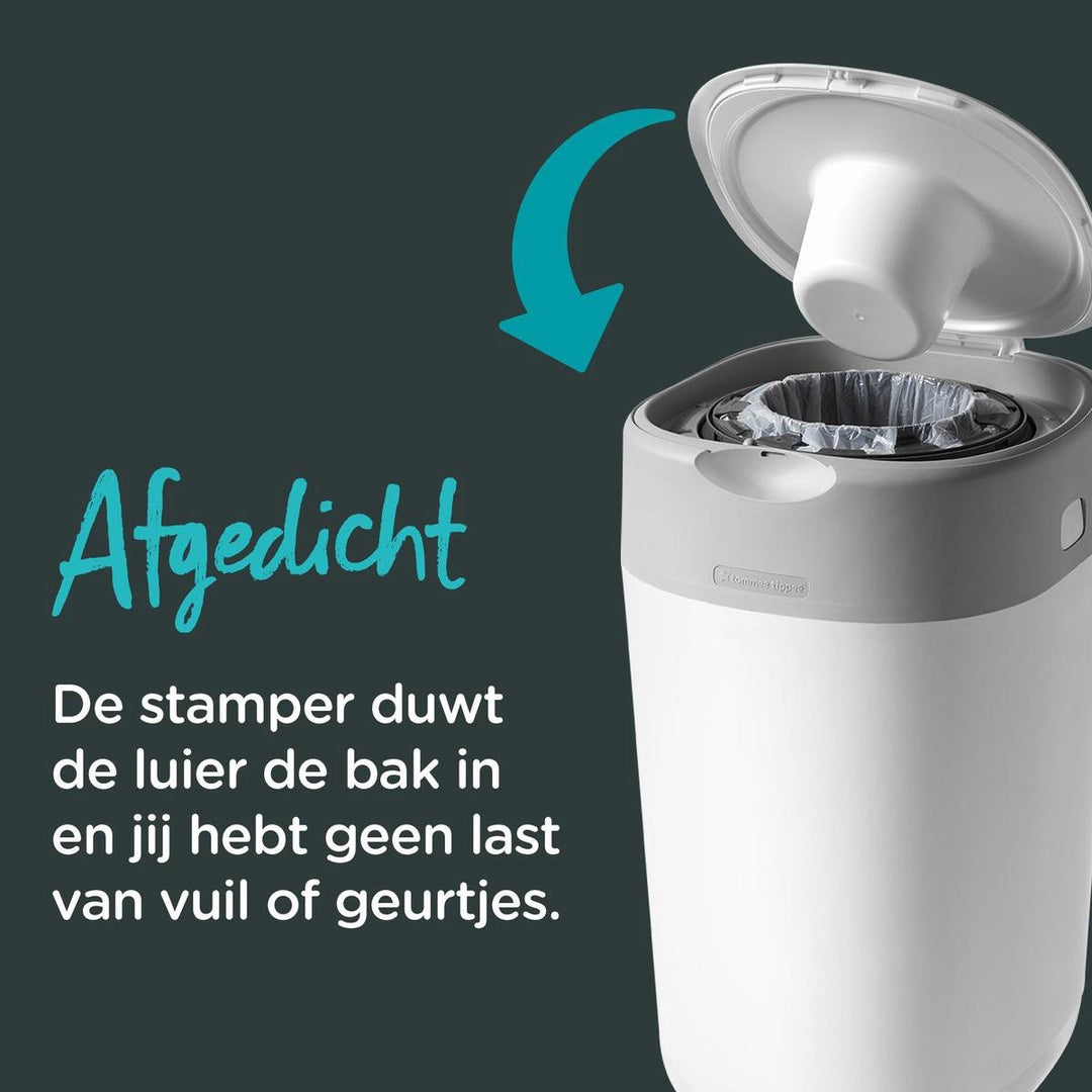 Tommee Tippee Twist &amp; Click Windeleimer – Sangenic Tec – Blau