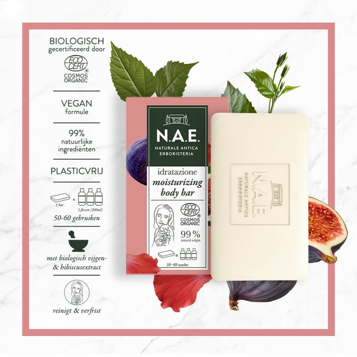 NAE Body Bar Moisturizing 100 gr – Verpackung beschädigt