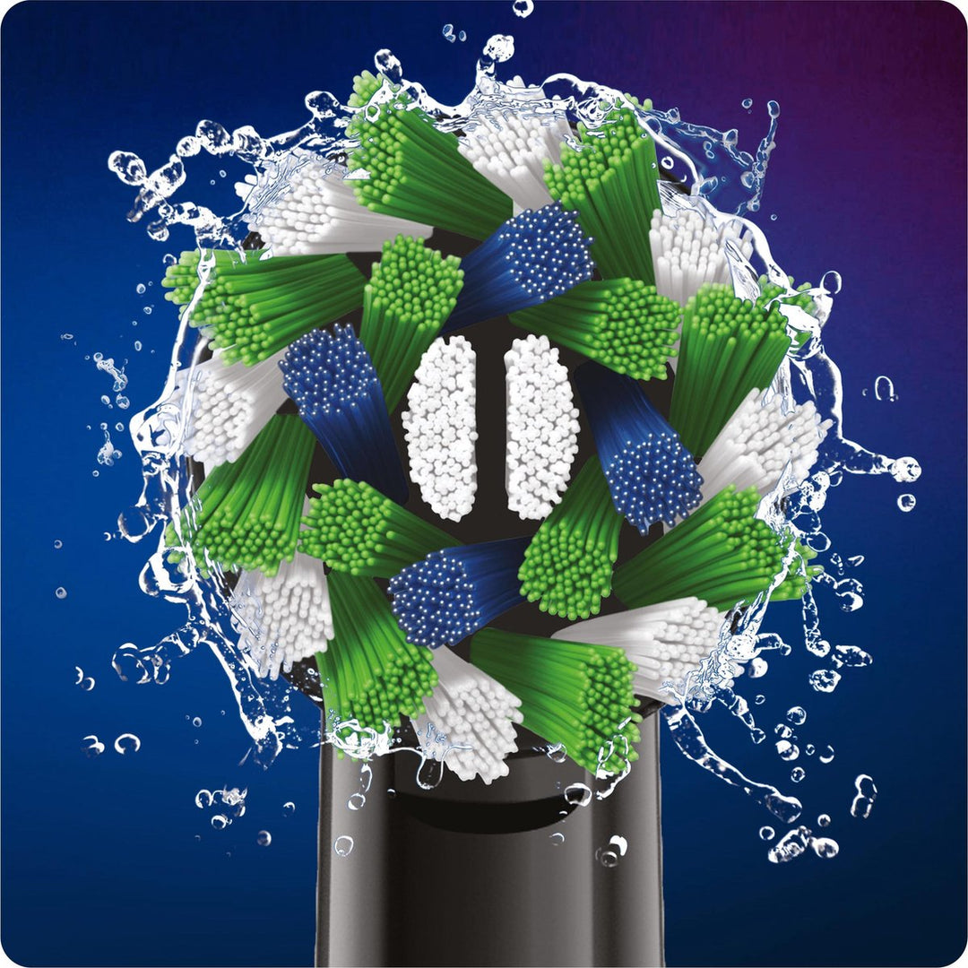 Oral-B CrossAction – Bürstenköpfe – Schwarz – 10 Stück – Beschädigte Verpackung