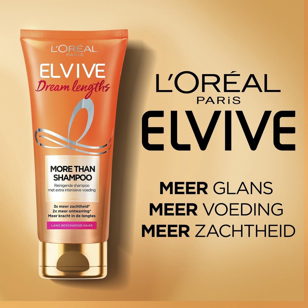 L'Oréal Paris Elvive More Than Shampoo Dream Lengths - voor lang haar - 200ml