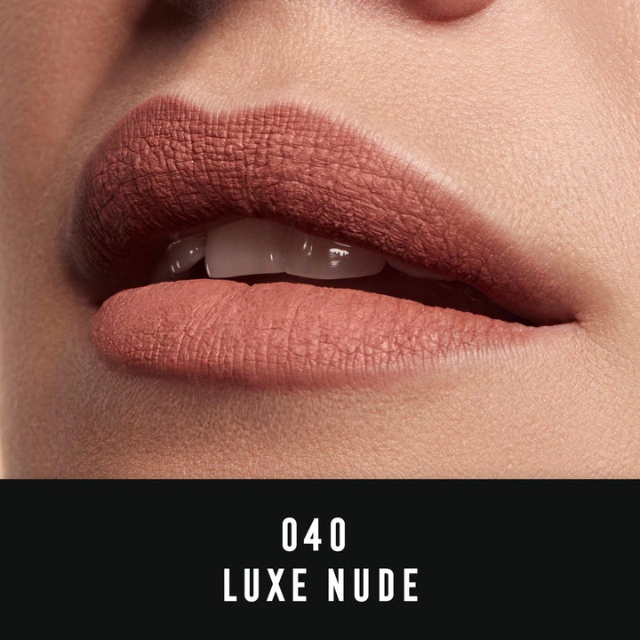 Max Factor Lipfinity Velvet Matte Lippenstift – 040 Luxe Nude