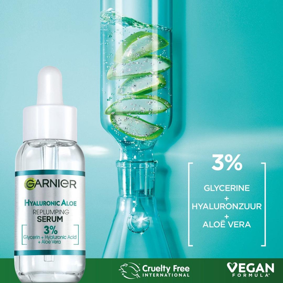 Garnier SkinActive Hyaluronzuur Aloë Vera Hydraterend Serum 30 ml - Verpakking beschadigd