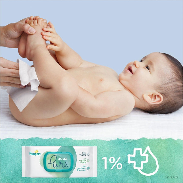 Pampers Aqua Pure Babytücher 1260 Stück