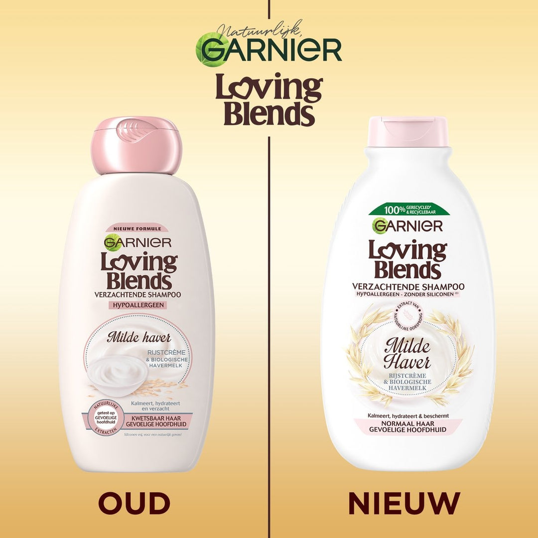 Garnier Loving Blends Mildes Hafer-Beruhigungsshampoo 300 ml