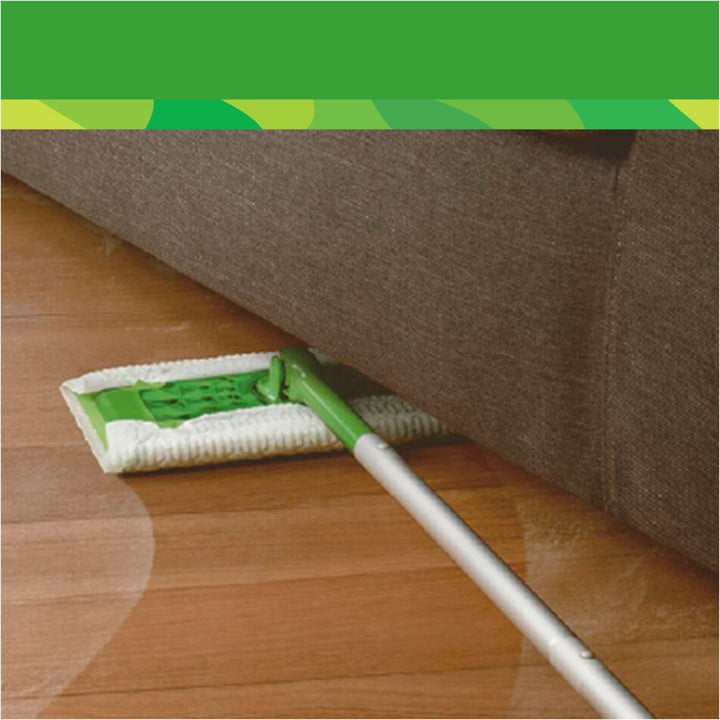 Swiffer Vloerreiniger Starterskit - 1 Dweil, 8 Droge en 3 Vochtige Vloerdoekjes Navullingen - Verpakking beschadigd