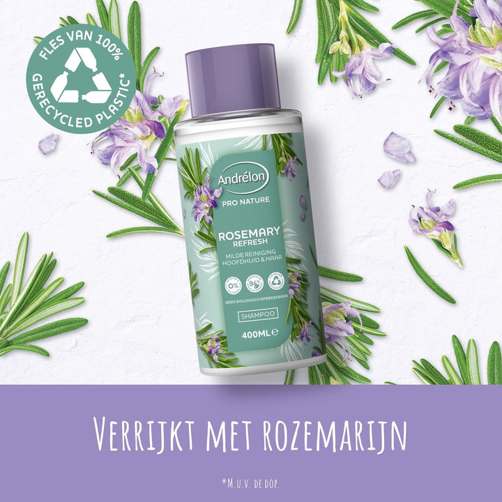 Andrélon Pro Nature Rosemary Refresh Shampoo 400 ml