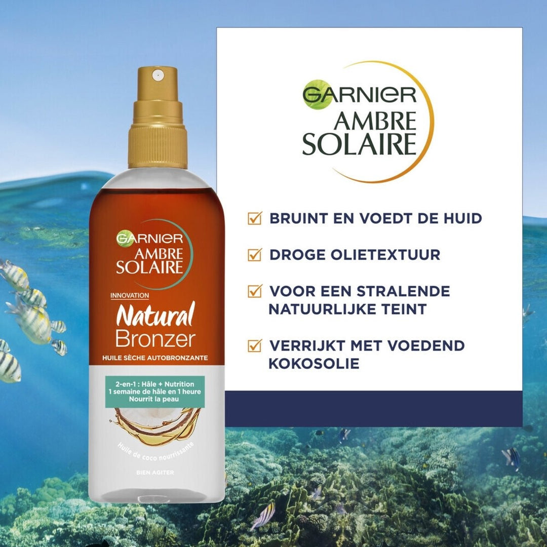 Garnier Ambre Solaire Zelfbruinende Olie Natural Bronzer - 150ml