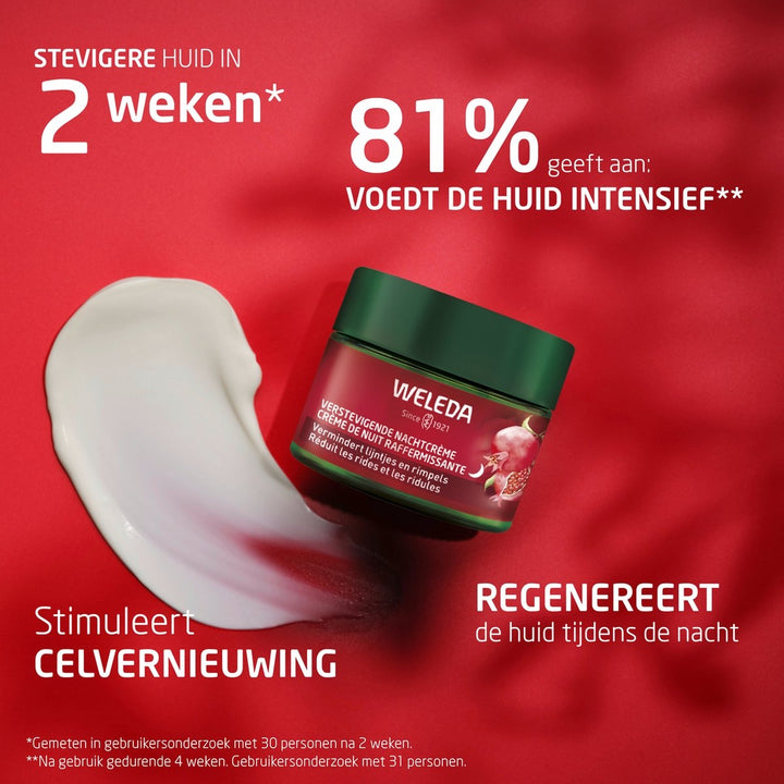 Weleda Granatapfel &amp; Maca Straffende Nachtcreme – 40 ml – Verpackung beschädigt