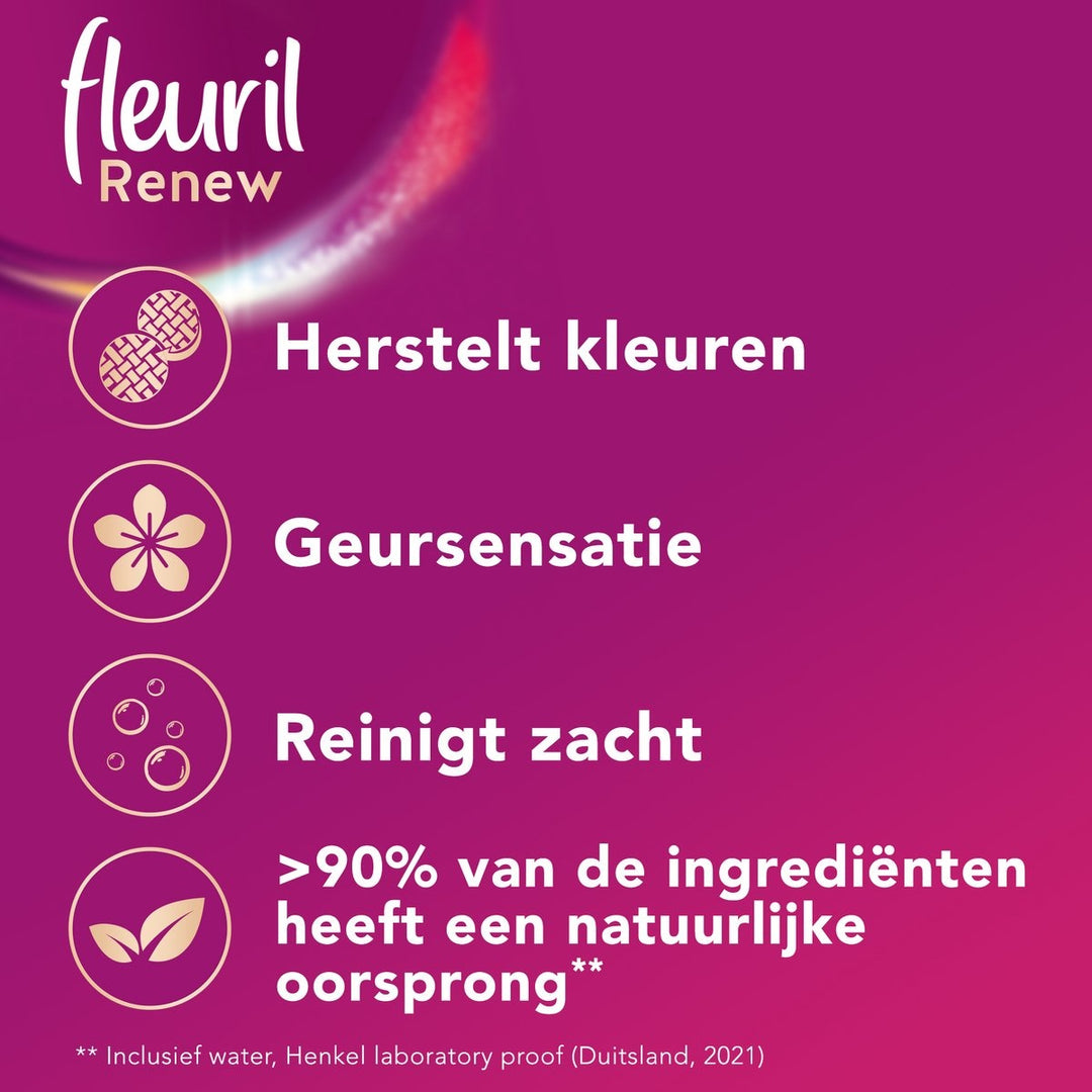 Fleuril Renew Blossom - Liquid Detergent - 51 washes