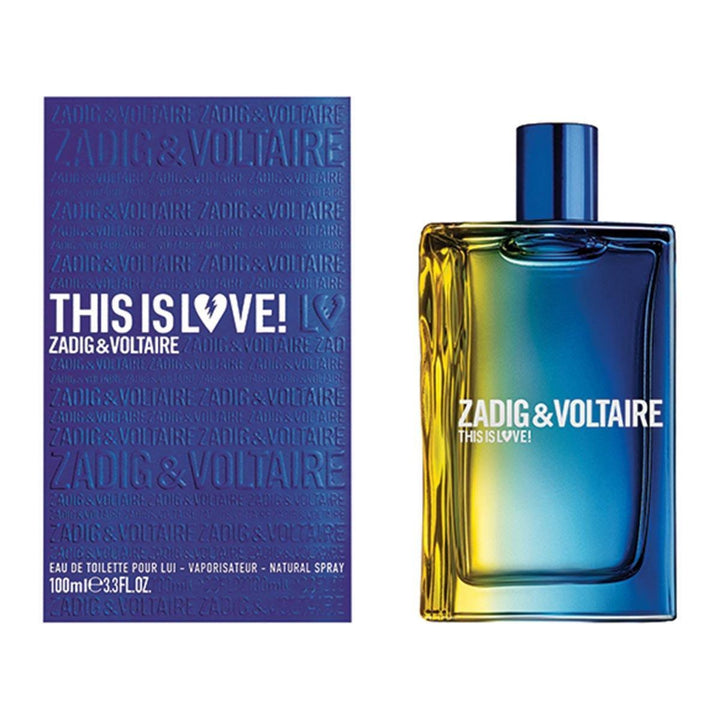 Zadig &amp; Voltaire This is Love! 50 ml - Eau de toilette - Men's perfume - Packaging damaged