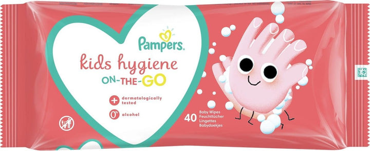 Pampers Kids Hygiene-Babytücher für unterwegs – 40 Stück