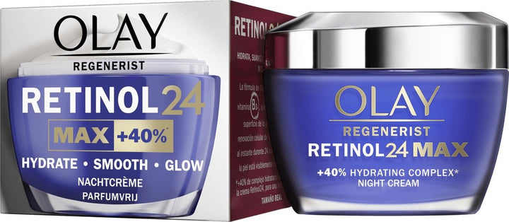 Olay Regenerist Retinol24 MAX - Nachtcrème - Parfumvrij - 50ml - Verpakking beschadigd