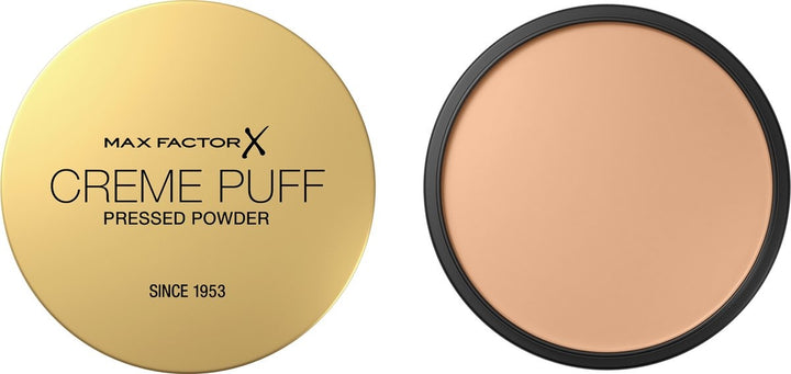 Max Factor Creme Puff Pressed Compact Powder - 50 Natural - Packaging damaged