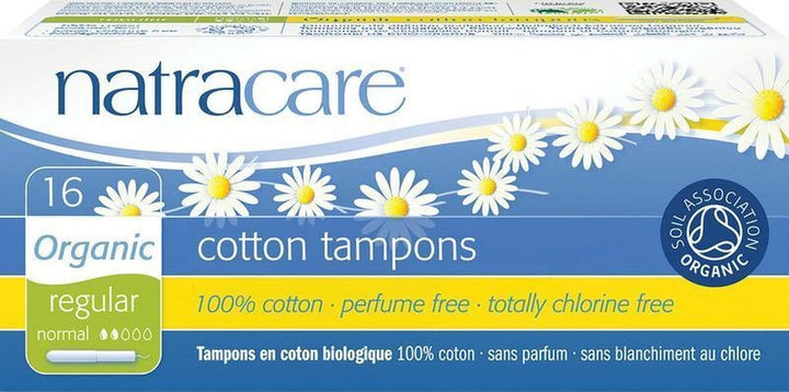 Natracare Normal-Tampons – 16 Stück – mit Einführhülse