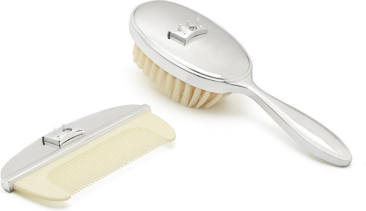 Silver City - Crown silver-plated hair set - Damaged packaging