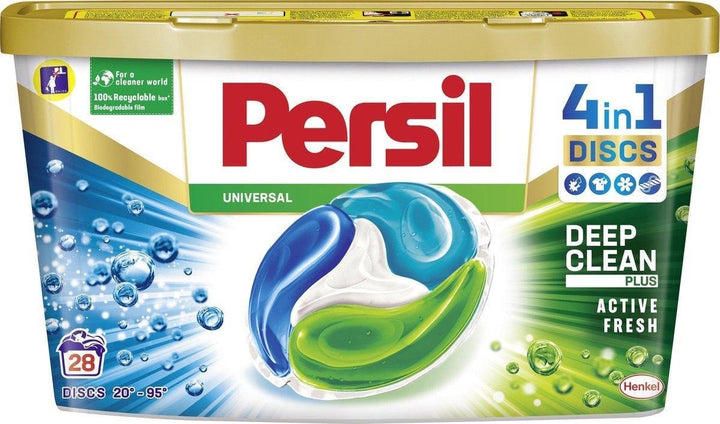 Persil Discs Universal Wascapsules - Wasmiddel Capsules - Voordeelverpakking - 28 wasbeurten - Verpakking beschadigd