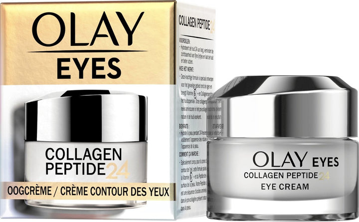 Olay Regenerist Collagen Peptide24 – Augencreme – ohne Parfüm – 15 ml – Verpackung beschädigt