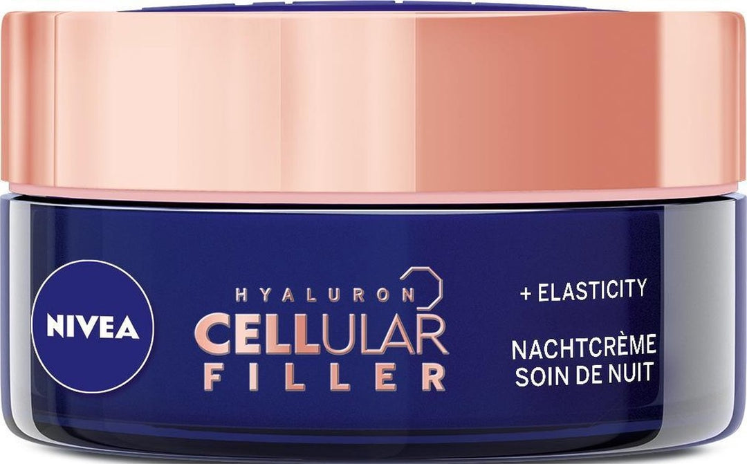 NIVEA Hyaluron CELLular Filler +Elastizität Nachtcreme – 50 ml