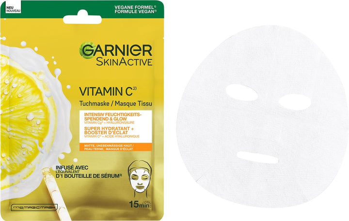 Garnier SkinActive Tissue Face Mask with Vitamin C* - 1 piece