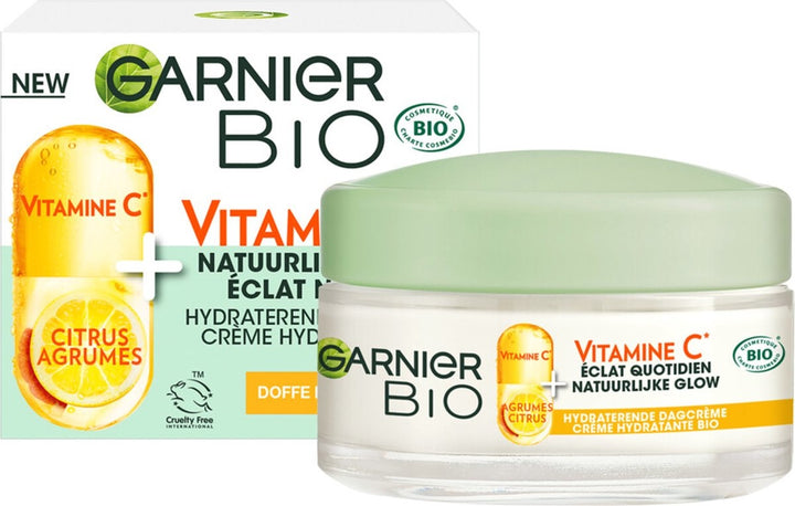 Garnier Bio – Tagescreme mit Vitamin C* – 50 ml – Verpackung beschädigt