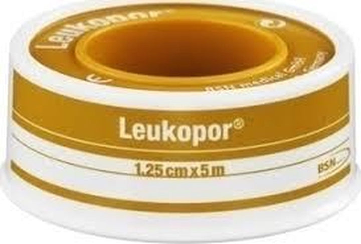 Leukopor Zeer Gevoelige Huid - 5 m x 1.25 cm - Pleisters