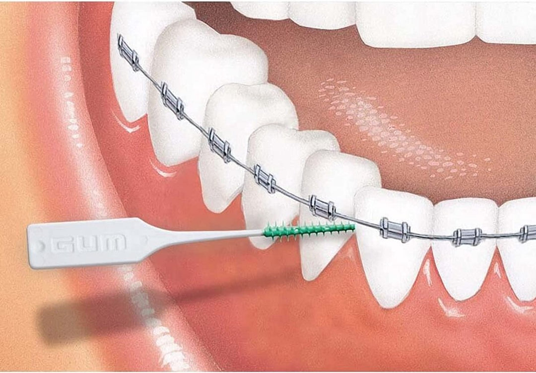 Gum Soft Picks Regular - Interdentalbürste 80 Stück - Verpackung beschädigt