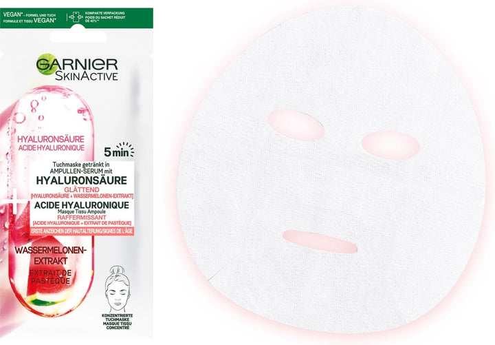 Garnier SkinActive Tissue Face Mask Watermelon &amp; Hyaluronic Acid - 1 piece