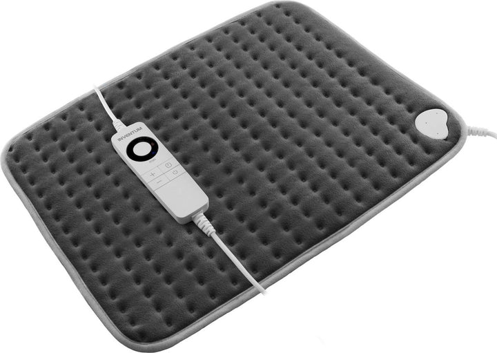 Inventum HNK186G - Elektrisch warmtekussen - Automatische uitschakeling - XL formaat - 60x40 cm - Fleece - Grijs - Beschadigde verpakking