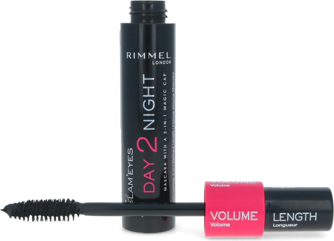 Rimmel London Day2Night Mascara - 001 Black