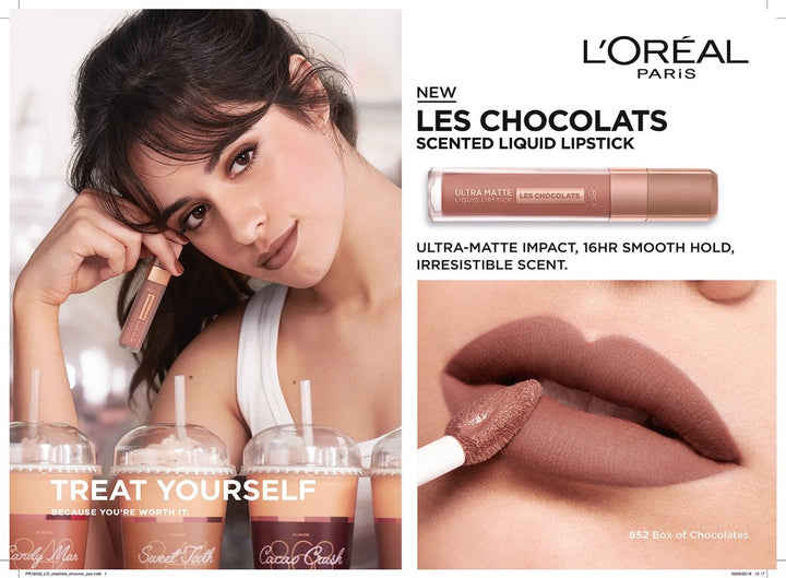 L'Oréal Paris Les Chocolates Ultra Matte Liquid Lipstick – 858 Oh My choc!