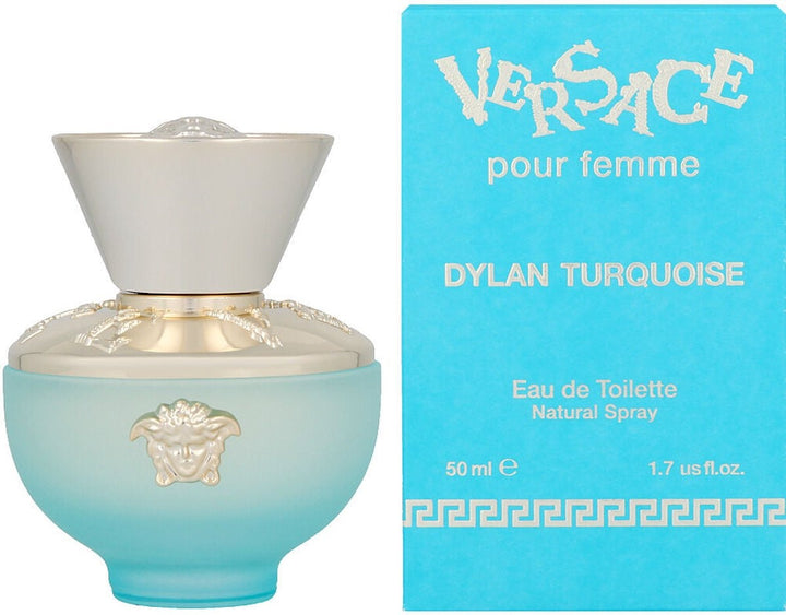 Versace Dylan Türkis 50 ml Eau de Toilette – Damenparfüm – Verpackung beschädigt