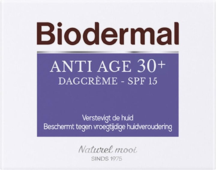 Biodermal Anti Age 30+ - Dagcrème tegen huidveroudering - SPF15 - 50ml