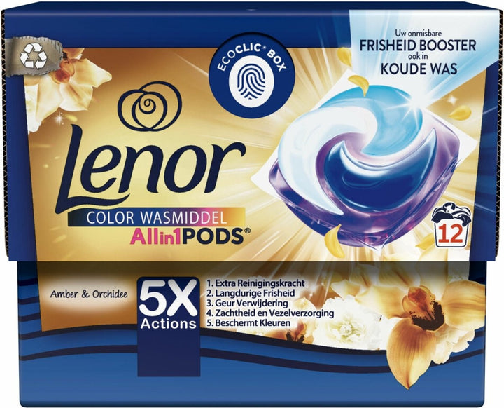 Lenor Waschmittel All-in-1 Pods Golden Orchid 12 Stück