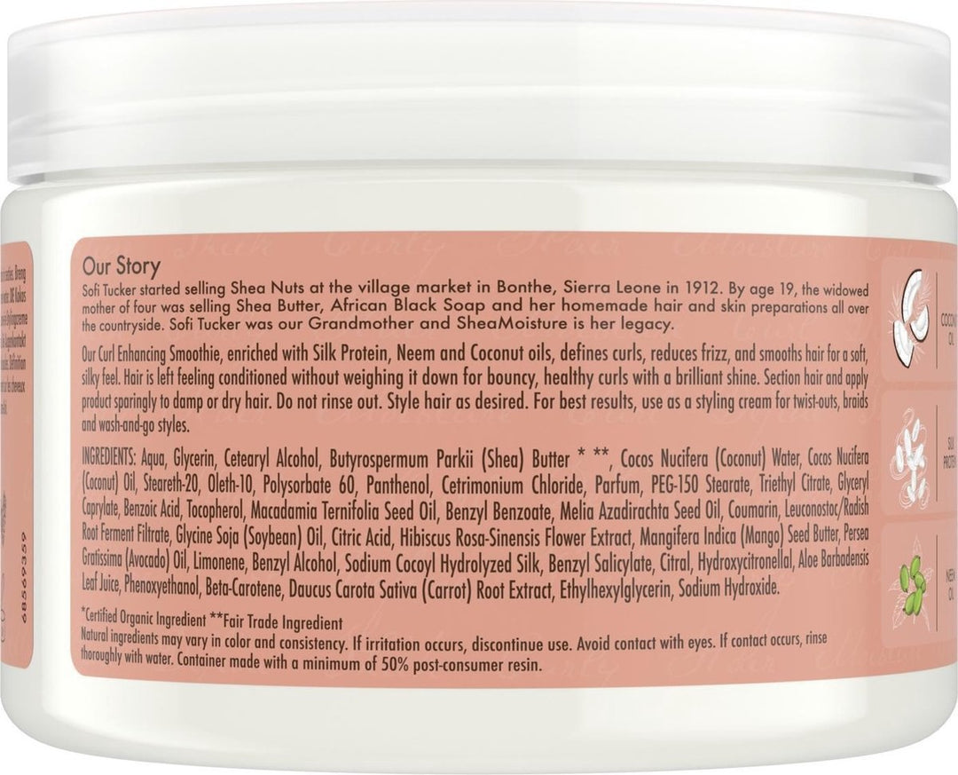 Shea Moisture Coconut &amp; Hibiscus Curl Enhancing Smoothie – 326 ml