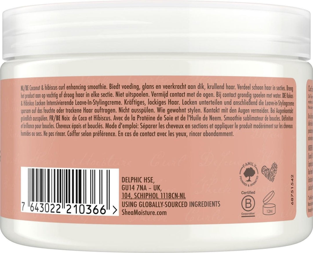 Shea Moisture Coconut &amp; Hibiscus Curl Enhancing Smoothie – 326 ml