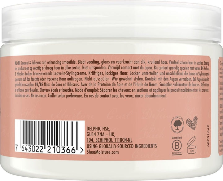 Shea Moisture Coconut &amp; Hibiscus Curl Enhancing Smoothie – 326 ml