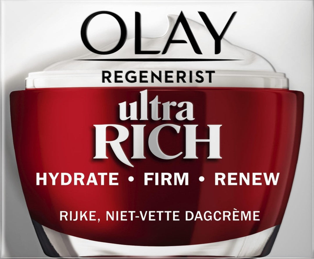 Olay Regenerist Ultra Rich Dagcrème - Vitamine B3 Peptide en Sheaboter - 50ml - Droge Huid