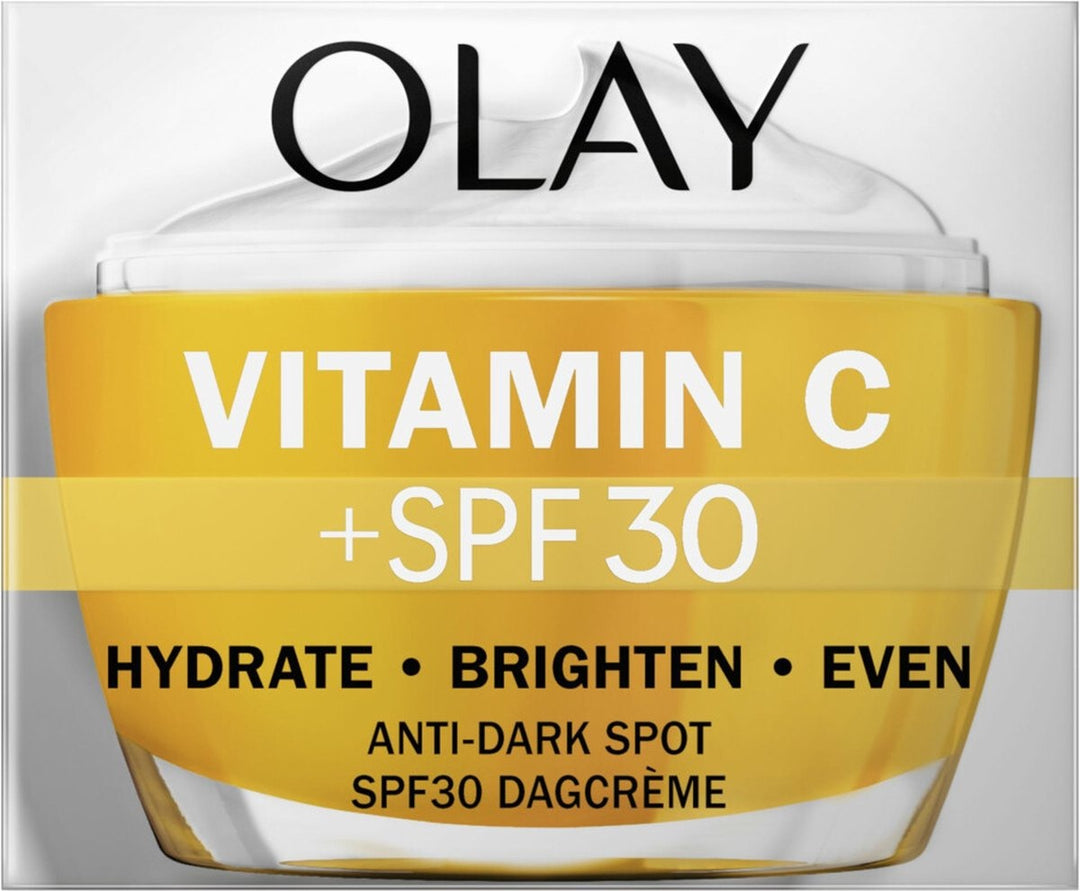 Olay Vitamine C+SPF30 - Anti-Pigmentvlekken - Hydraterende Dagcrème 50ml - Verpakking beschadigd