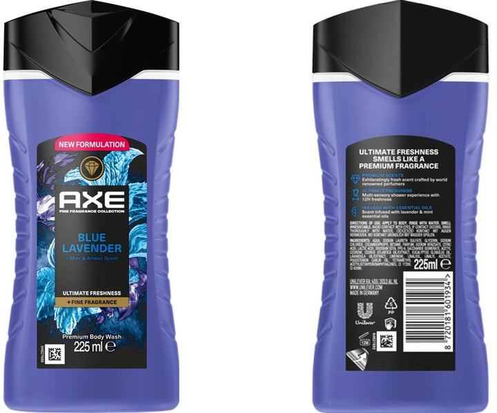 Axe Fine Frangnace Duschgel Blauer Lavendel 225 ml