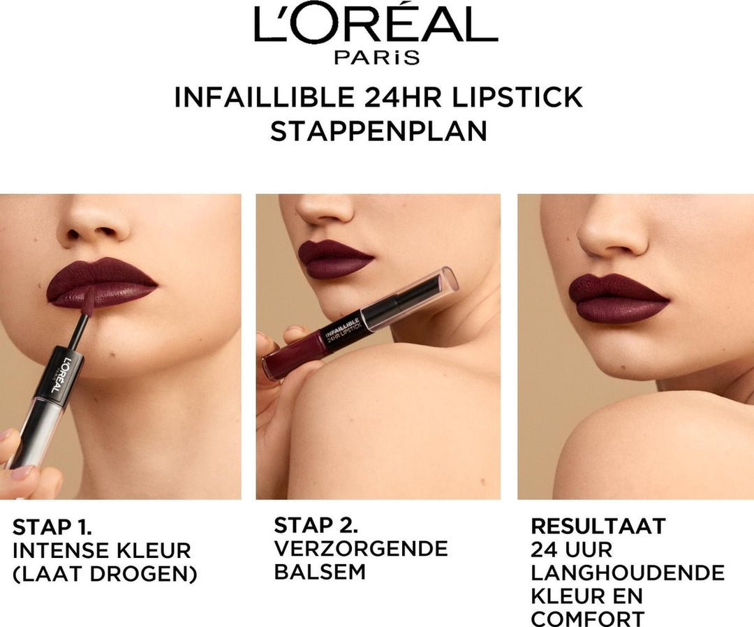 L'Oréal Paris Infallible Lippenstift – 506 Red Infallible