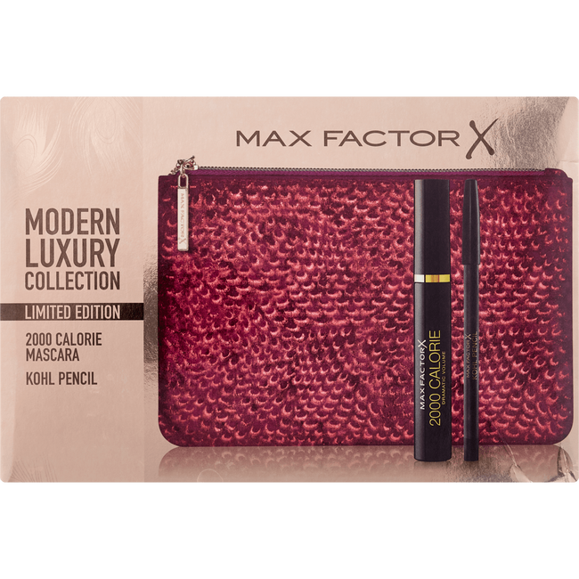 Max Factor 2000 Calorie Mascara + Kohl Pencil + Pouch Geschenkset