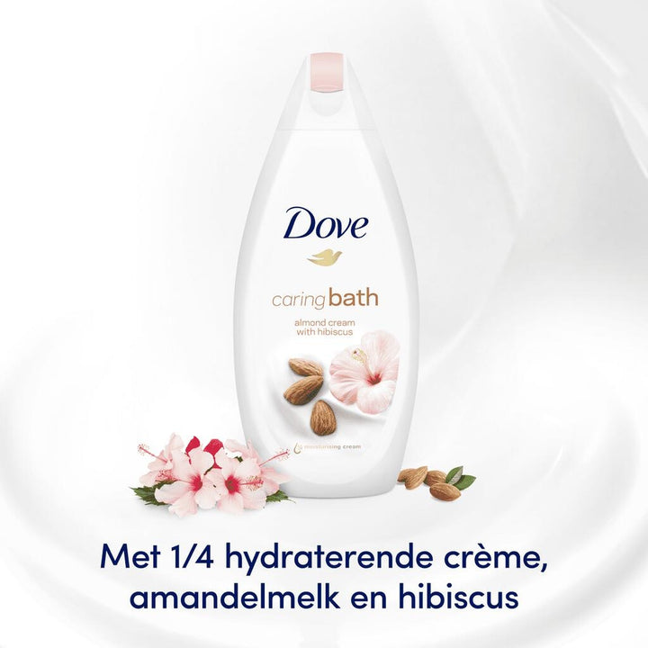 Dove Caring Bath Mandelmilch &amp; Hibiskus Badecreme 450 ml